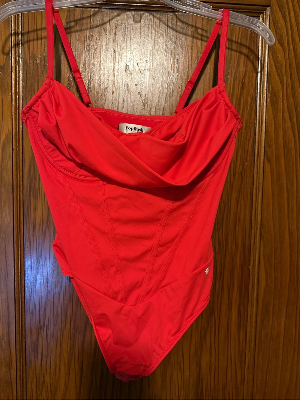 Popilush bust draping bodysuit